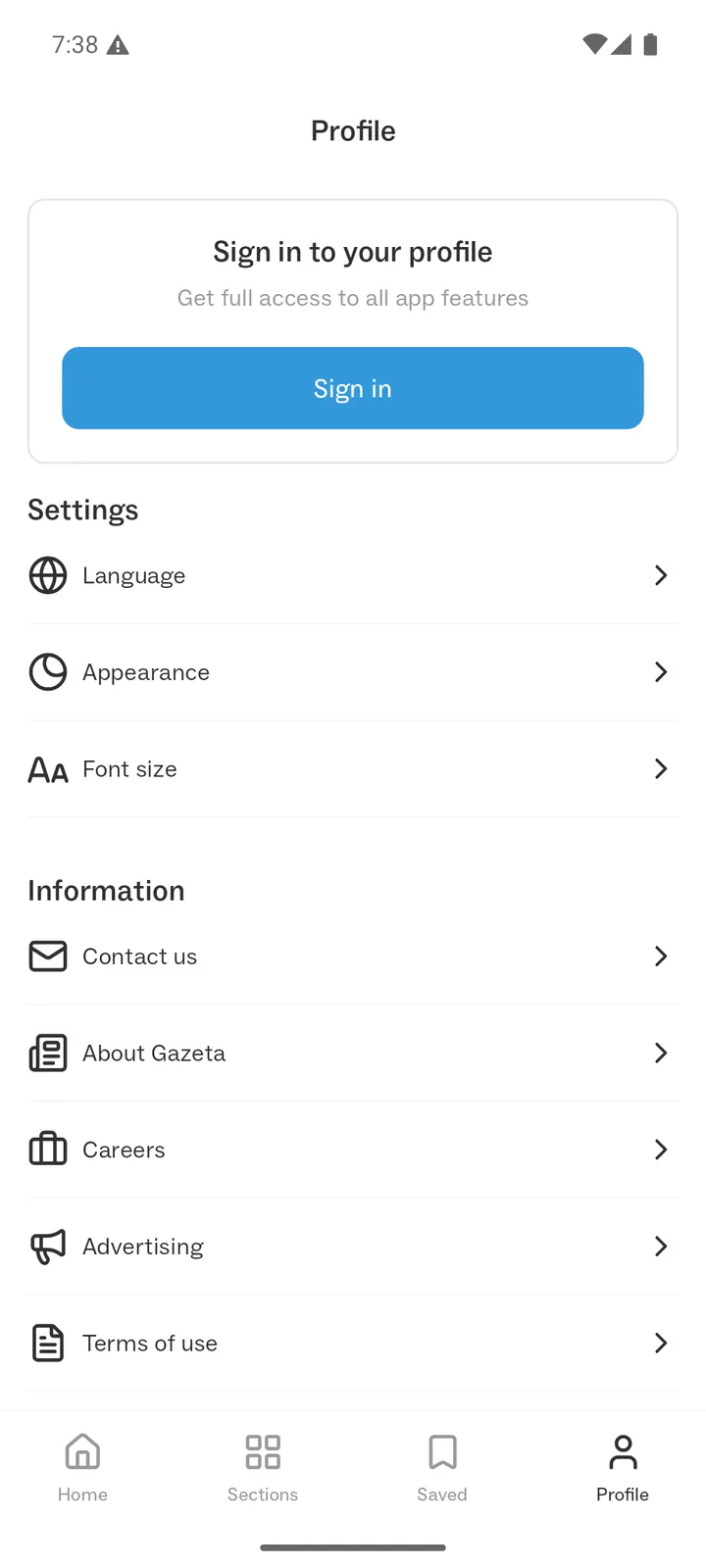 Gazeta — Profile