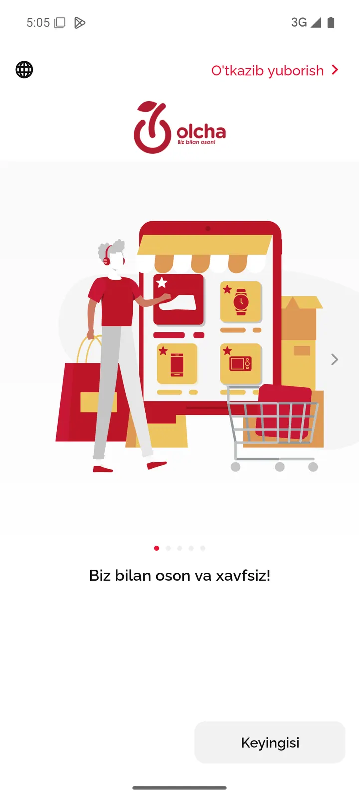 Olcha — Onboarding
