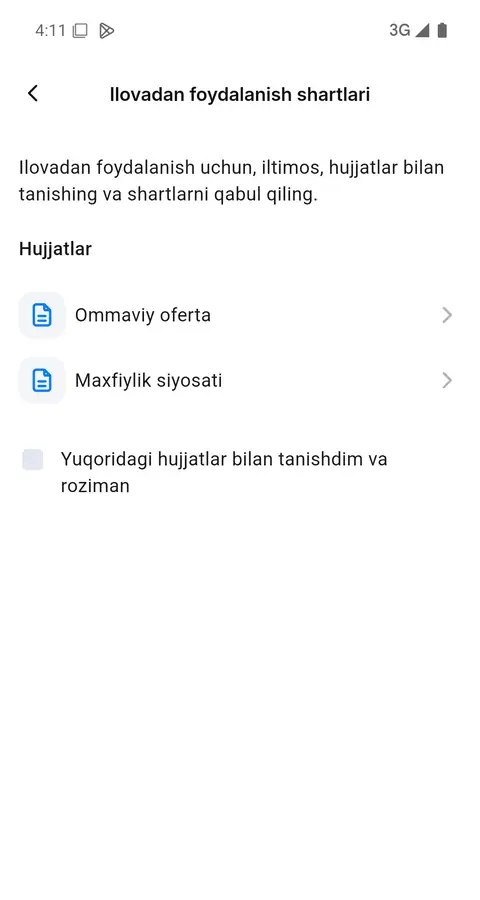 Octobank — Huquqiy