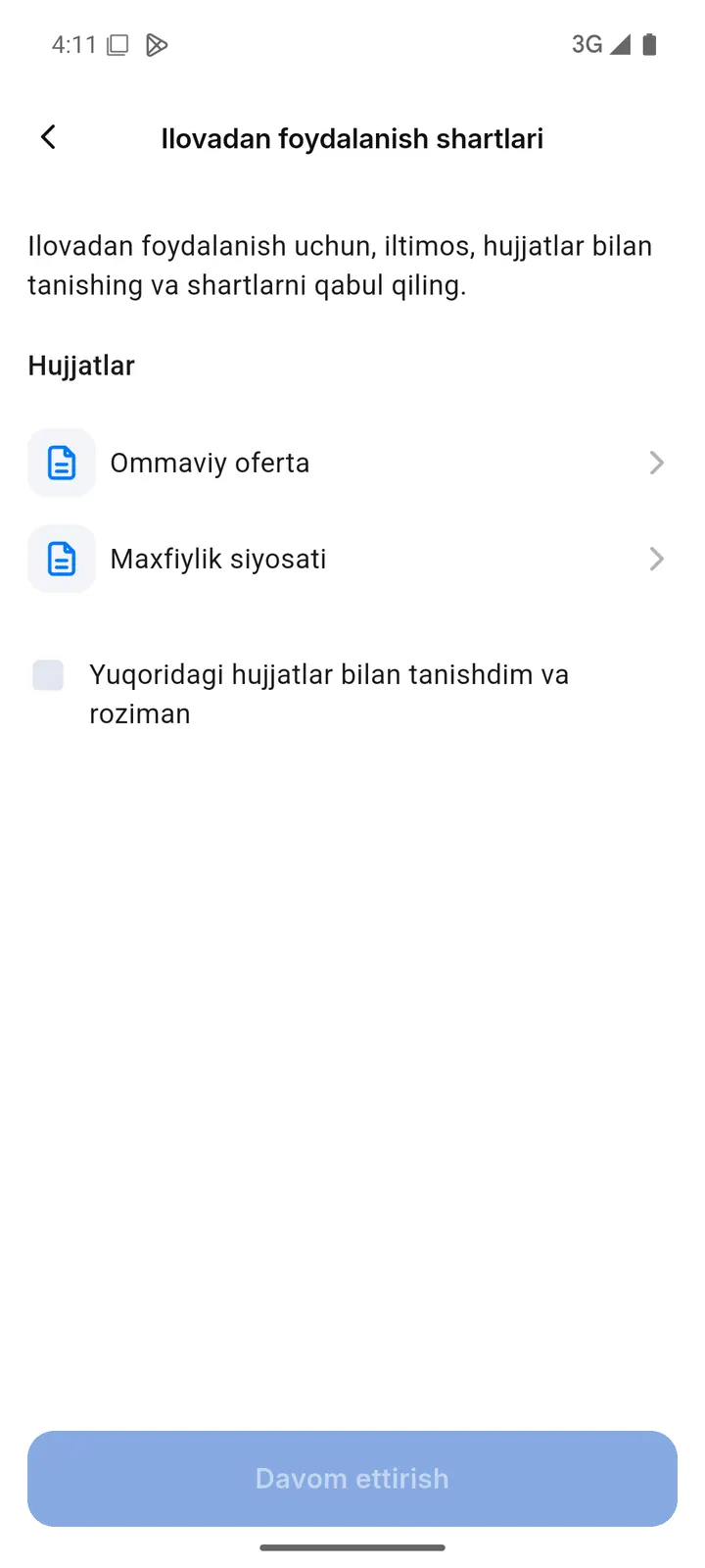 Octobank — Huquqiy