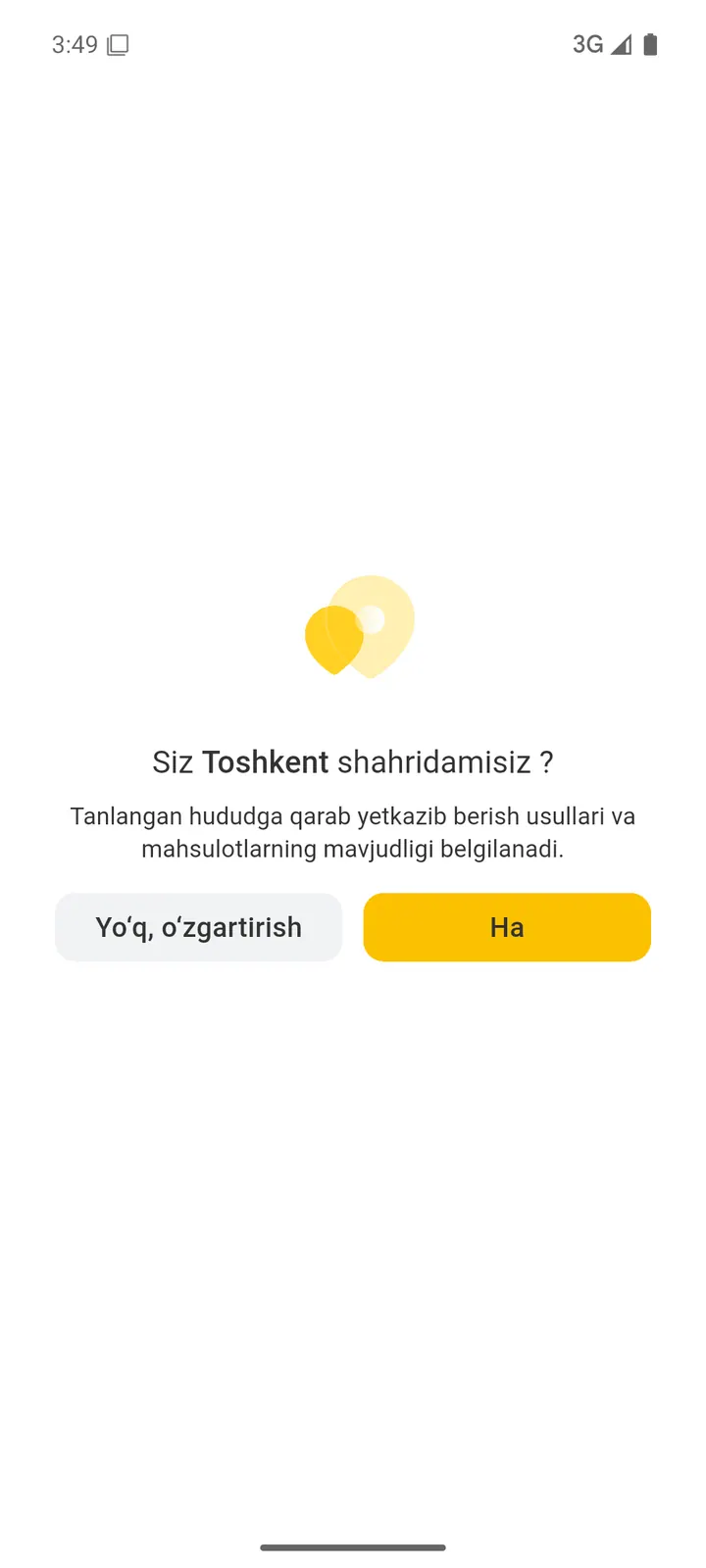 Texnomart — Onboarding