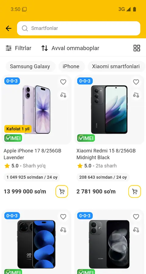 Texnomart — Katalog