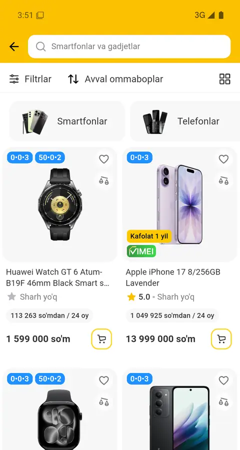 Texnomart — Katalog