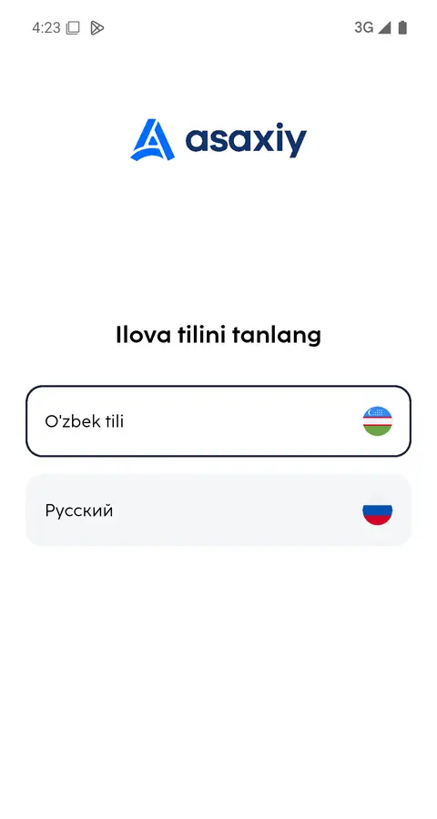 Asaxiy — Onboarding