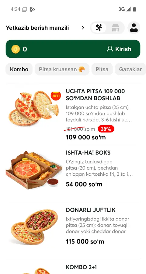 Bellissimo Pizza — Katalog