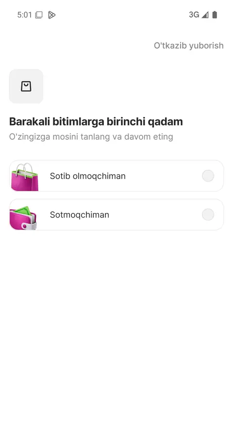 BirBir — Onboarding