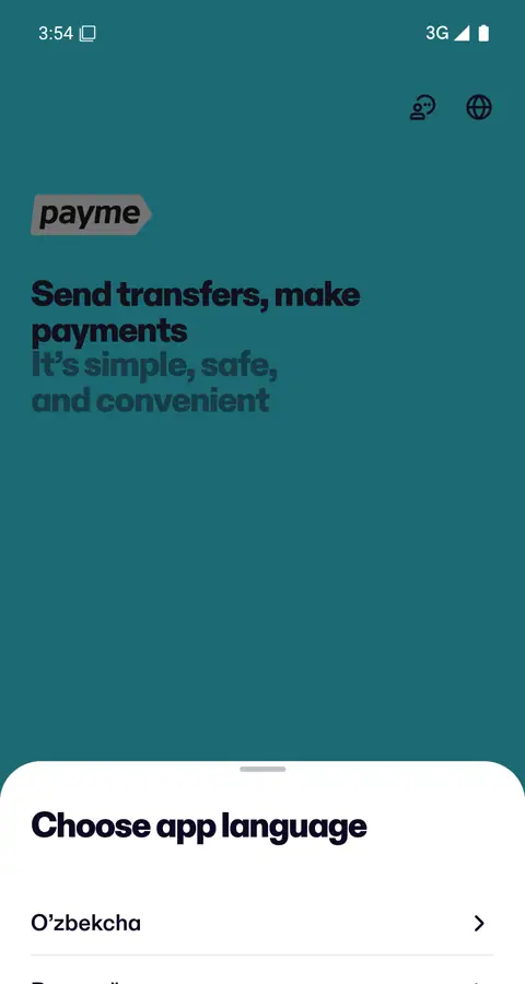 Payme — Onboarding