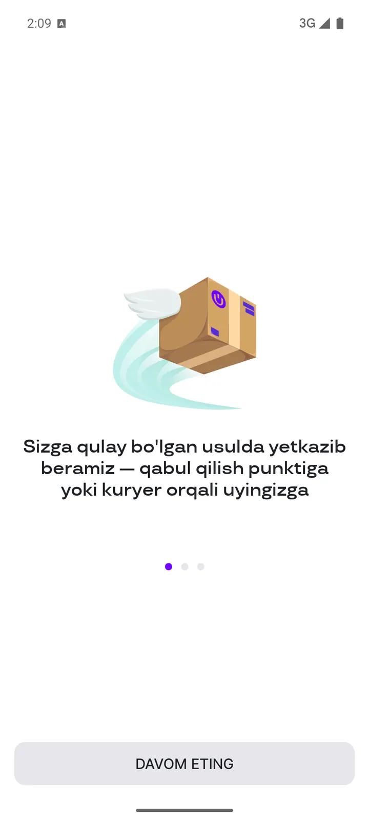 Uzum Market — Onboarding