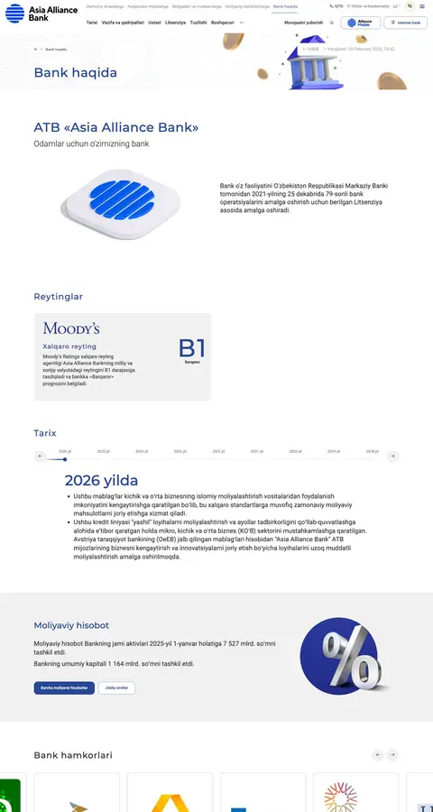 Asia Alliance Bank — Biz haqimizda