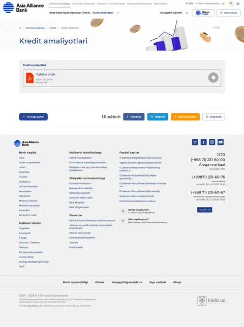 Asia Alliance Bank — Legal