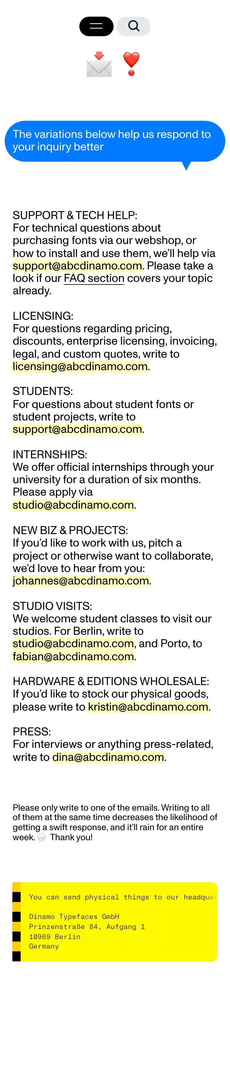 abcdinamo.com — Contact