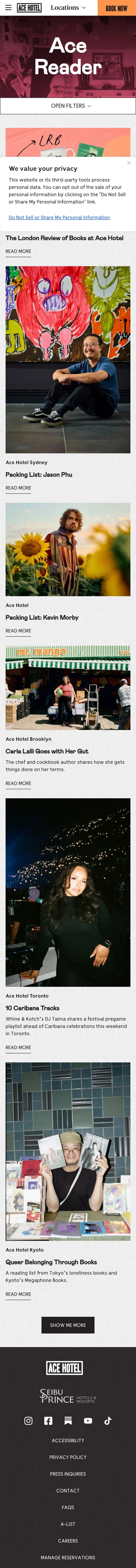 acehotel.com — Boshqa