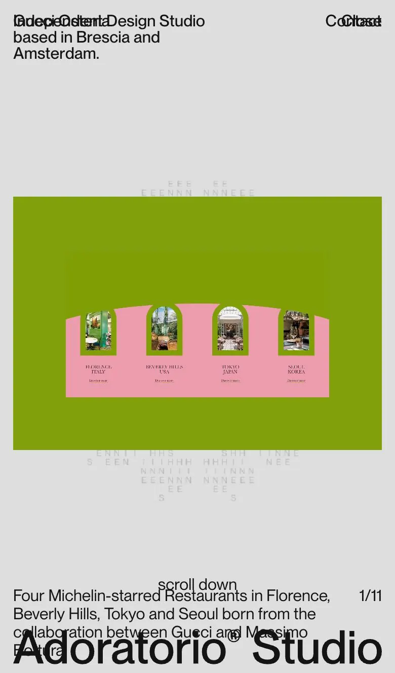 Adoratorio Studio — Bosh sahifa