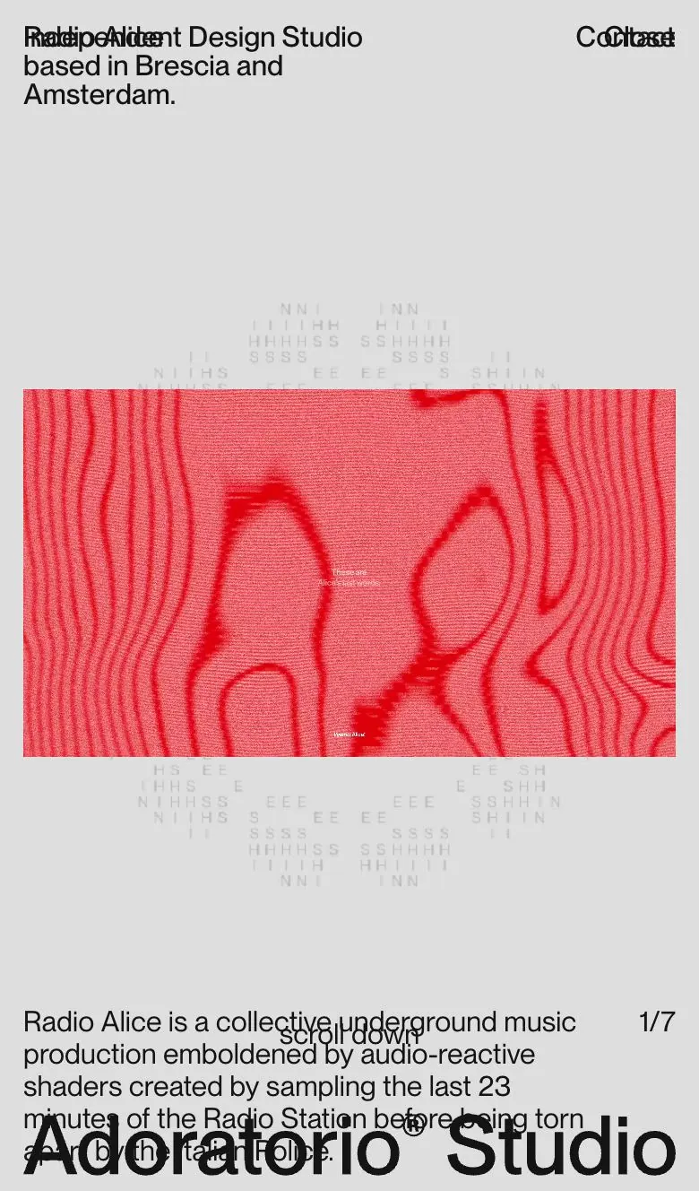 Adoratorio Studio — Bosh sahifa