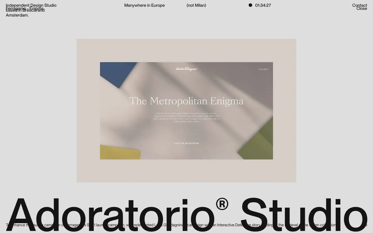 Adoratorio Studio — Home