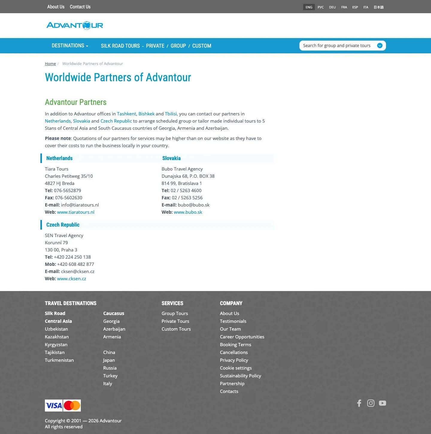 Advantour — Other