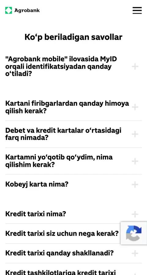 Agrobank — Yordam va FAQ