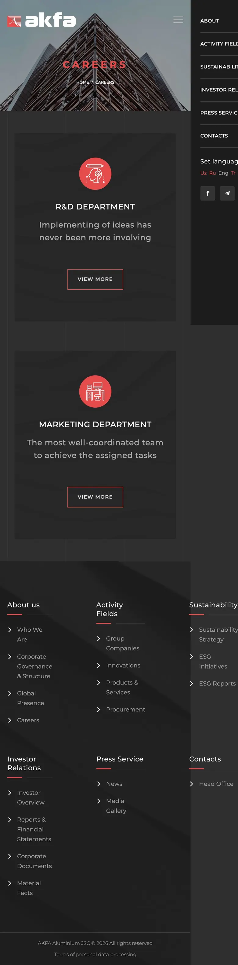 Akfa — Careers