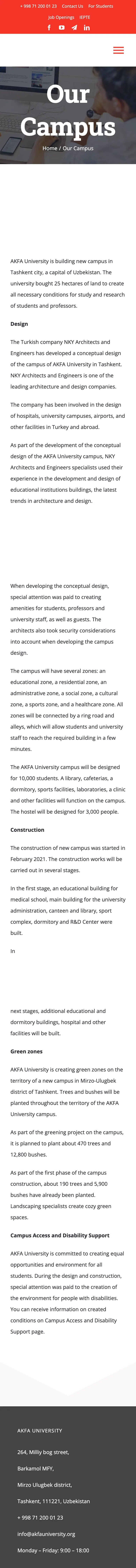 AKFA University — Biz haqimizda