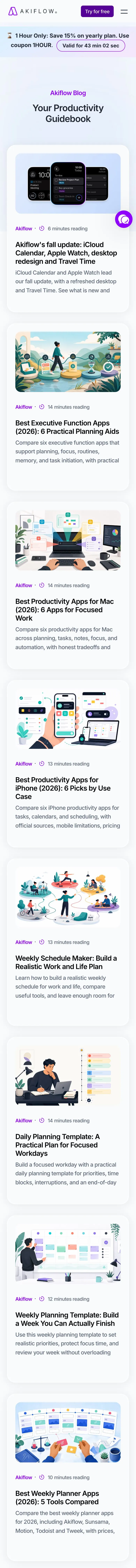 Akiflow — Product