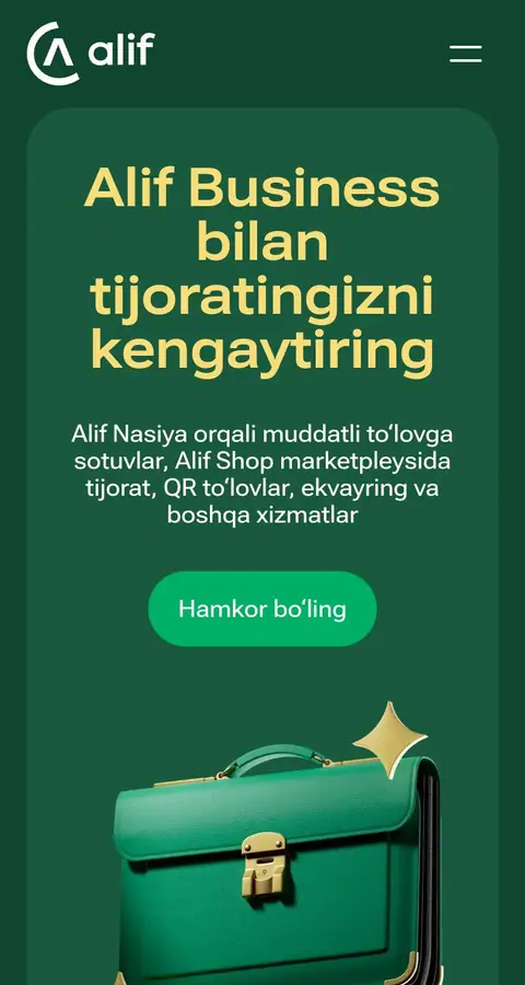 Landing sahifa
