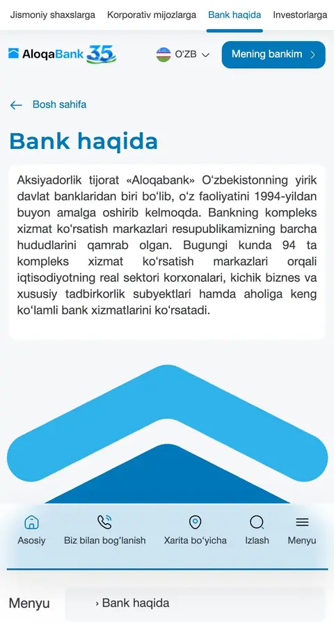 Aloqabank — Biz haqimizda