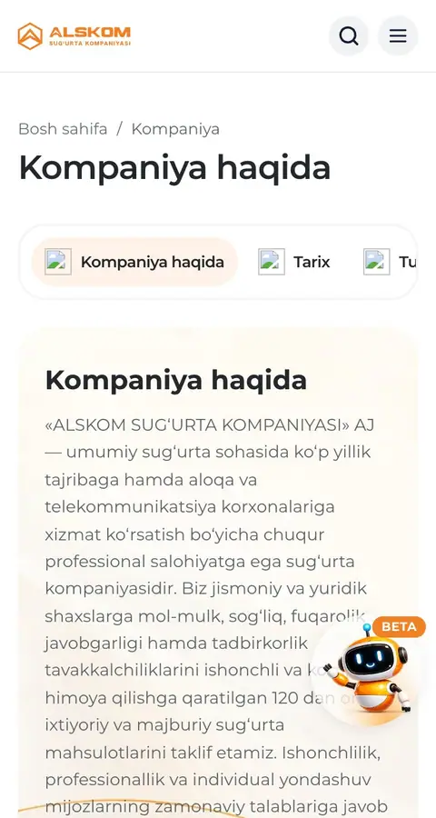 Alskom — Biz haqimizda