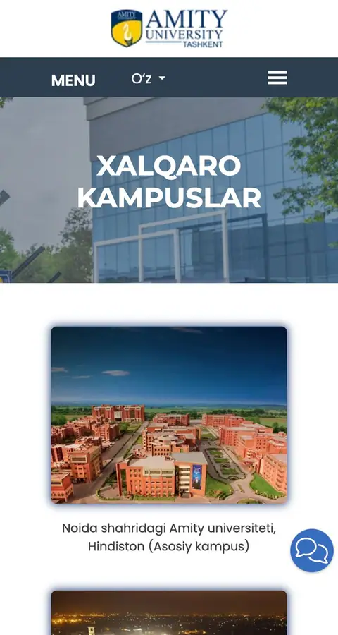 Amity University Tashkent — Boshqa