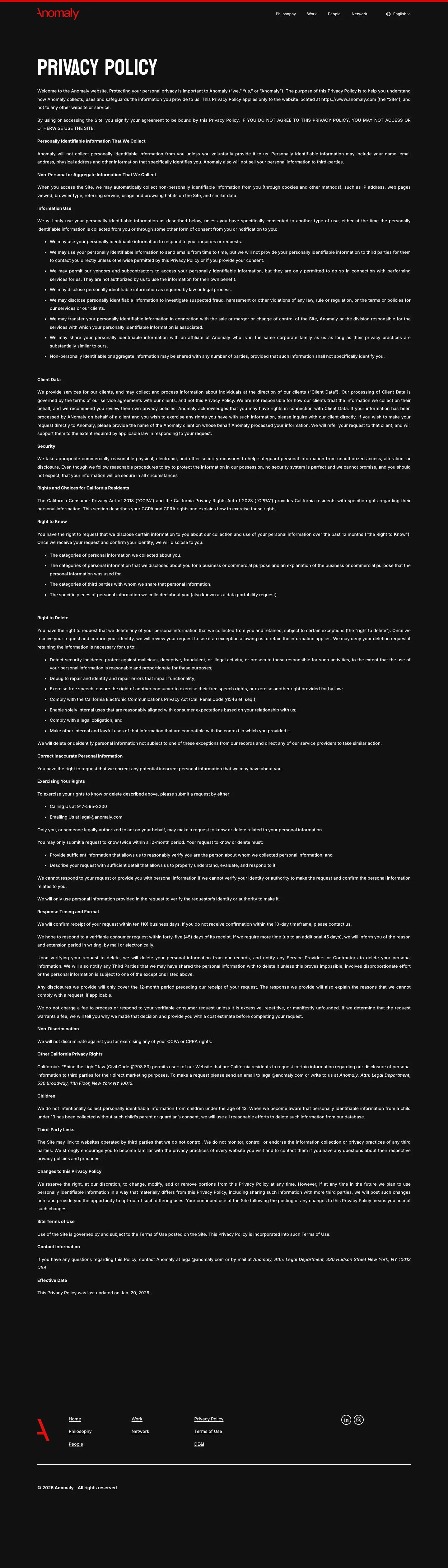 anomaly.com — Biz haqimizda