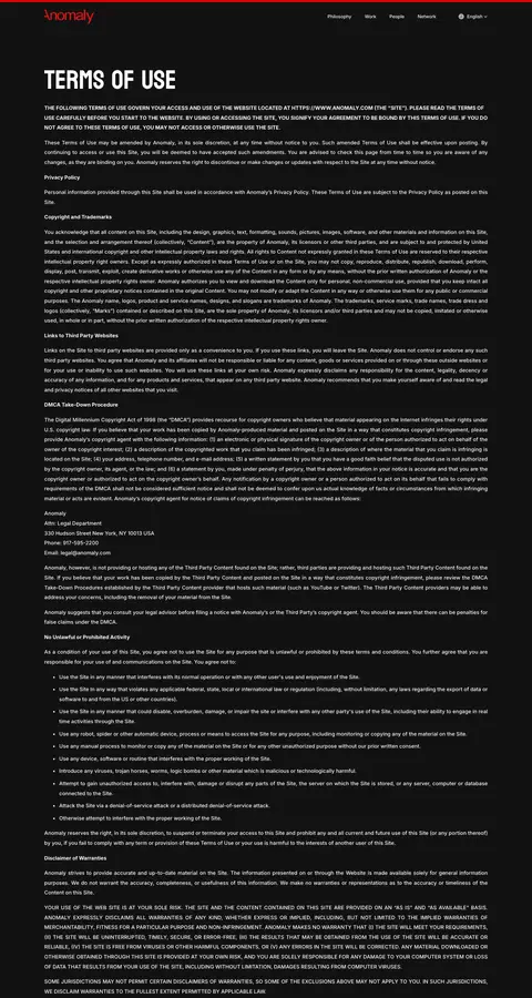 anomaly.com — Huquqiy