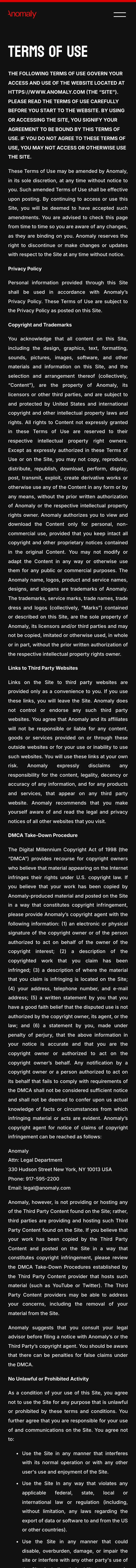 anomaly.com — Huquqiy