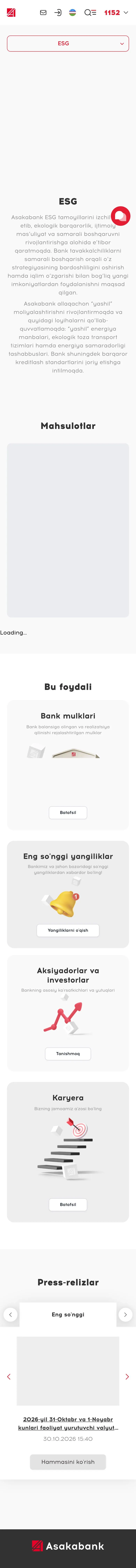 Asakabank — Biz haqimizda