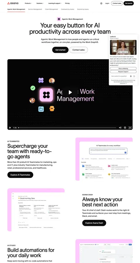 Landing page