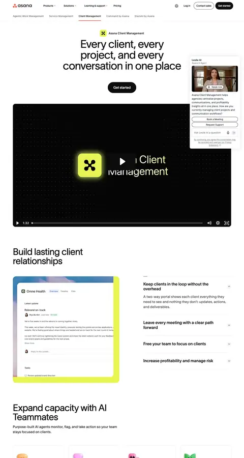 Landing page