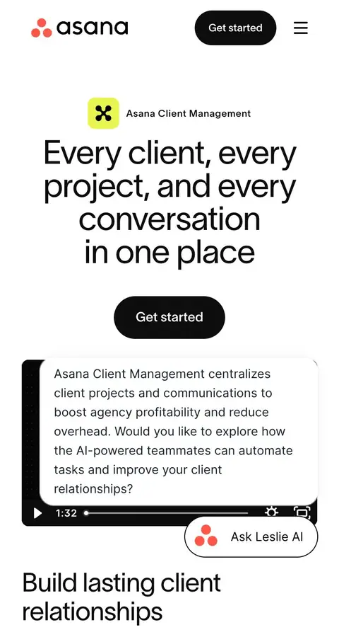 Landing page