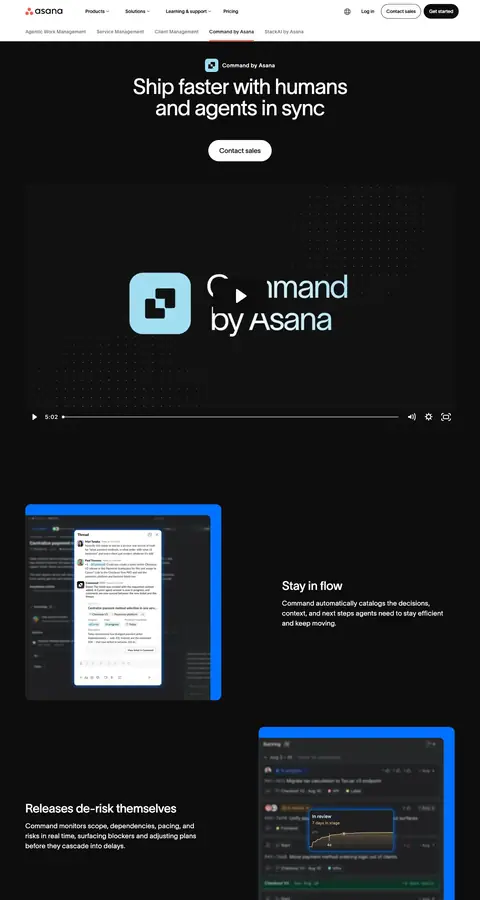 Landing page