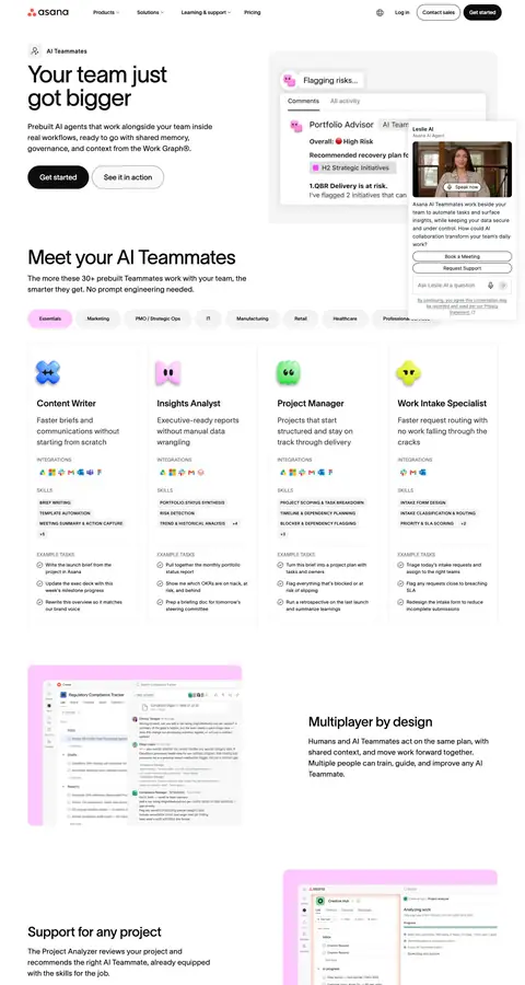 Landing page