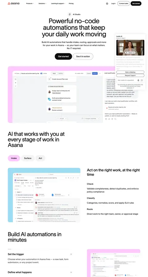 Landing page