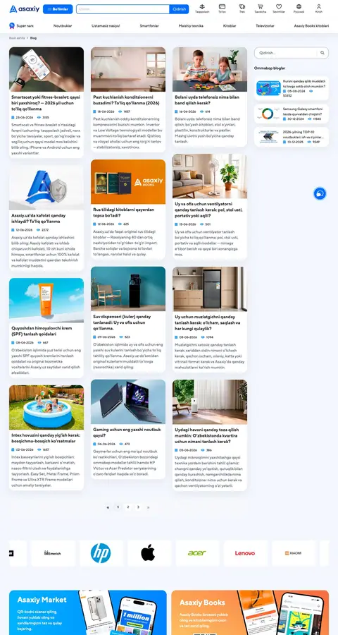 Yangiliklar va blog