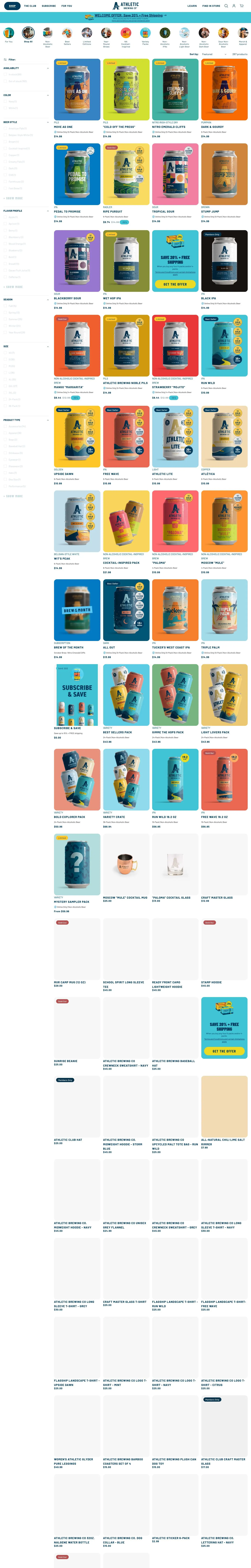 athleticbrewing.com — Katalog