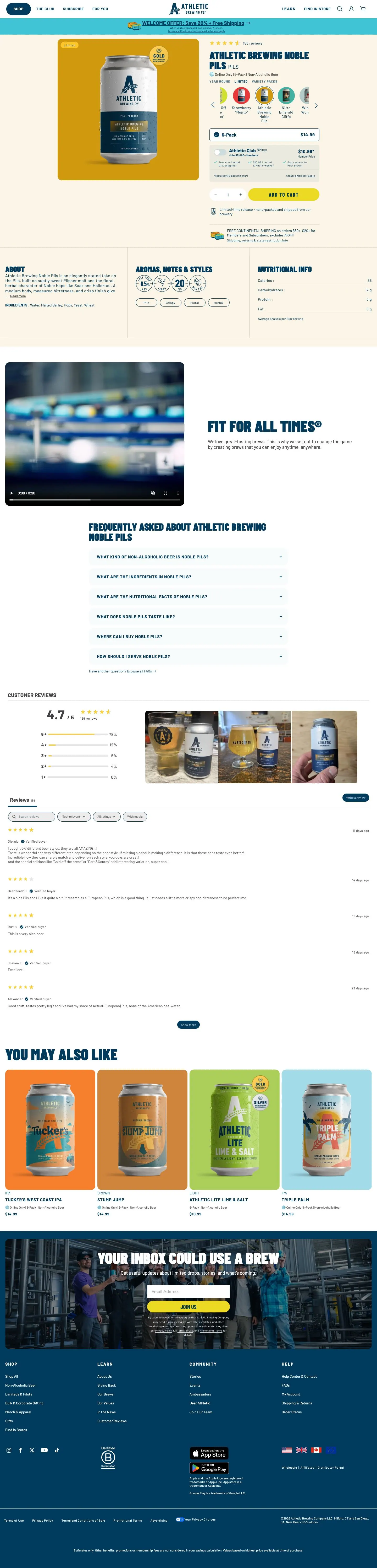 athleticbrewing.com — Mahsulot