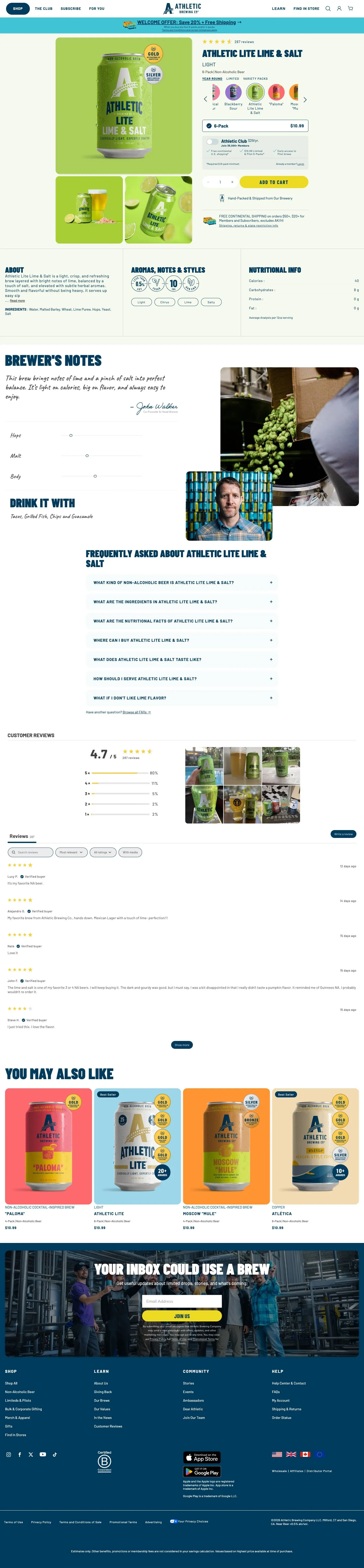 athleticbrewing.com — Mahsulot