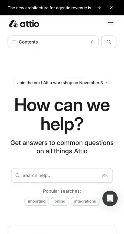 Attio — Yordam va FAQ