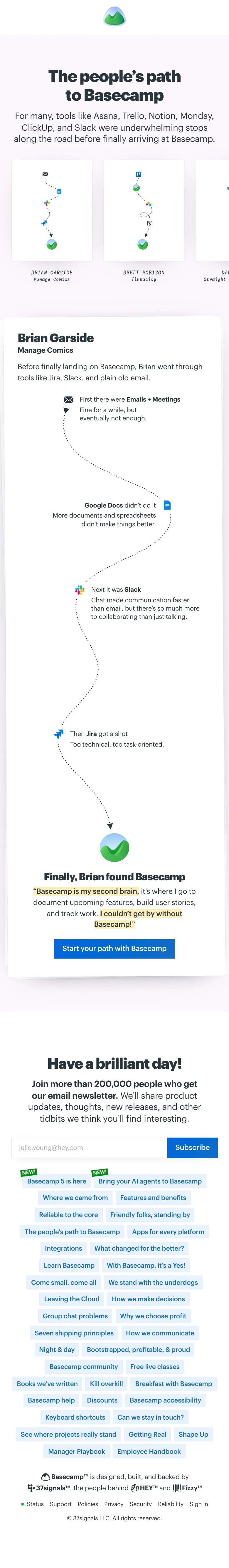 Basecamp — Boshqa