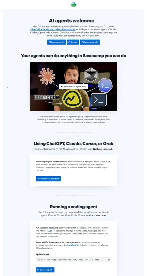 Basecamp — Boshqa