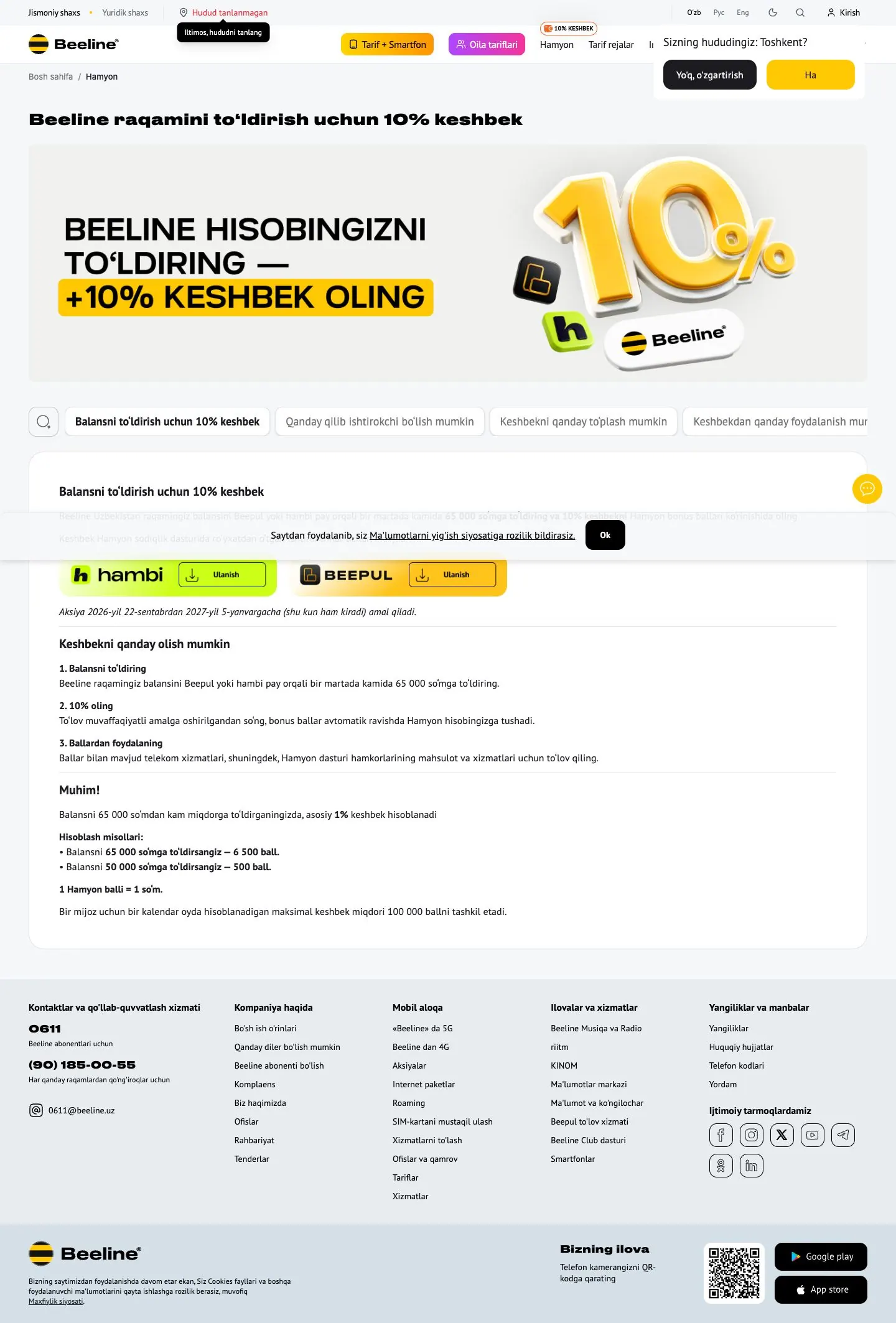 Beeline — Promo