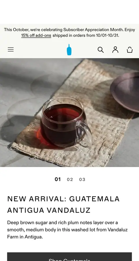 bluebottlecoffee.com — Bosh sahifa