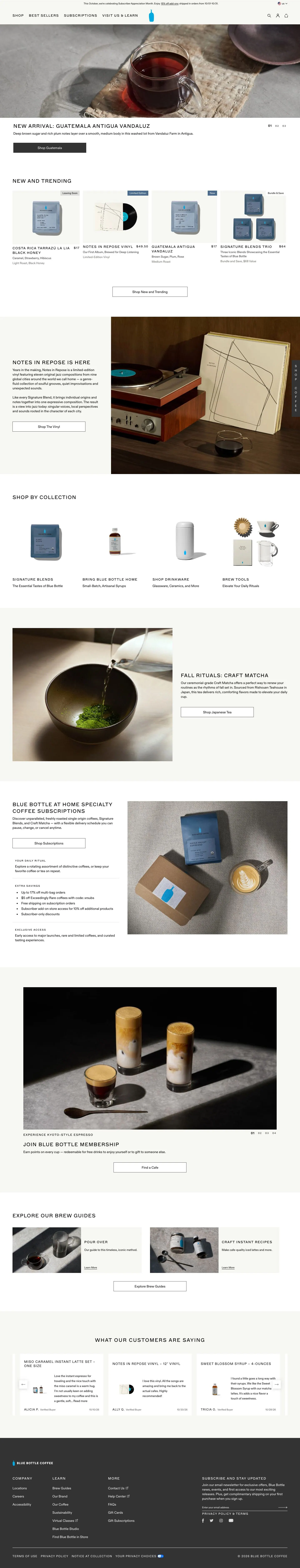 bluebottlecoffee.com — Boshqa