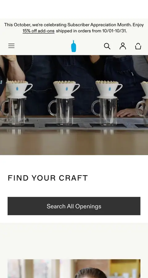 bluebottlecoffee.com — Vakansiyalar