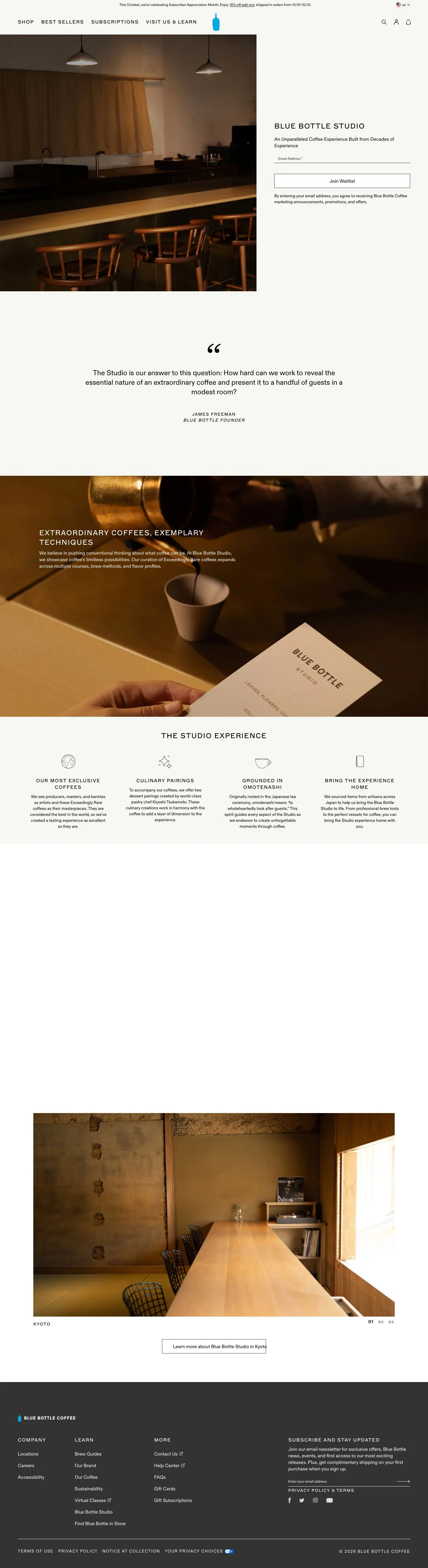 bluebottlecoffee.com — Boshqa